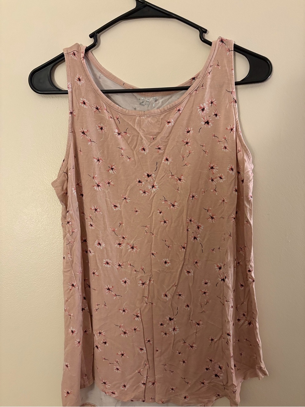 Light Pink Floral Tank Top Maurices